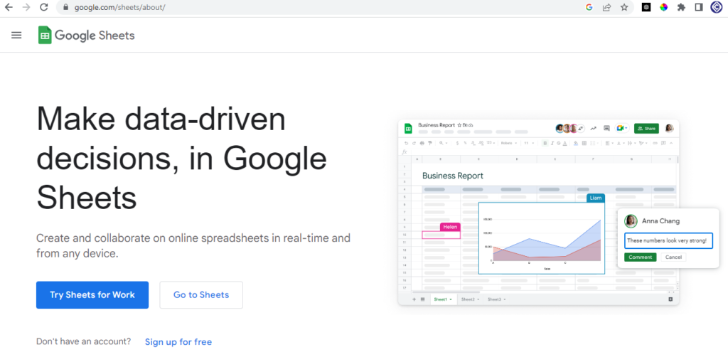 Google Sheets